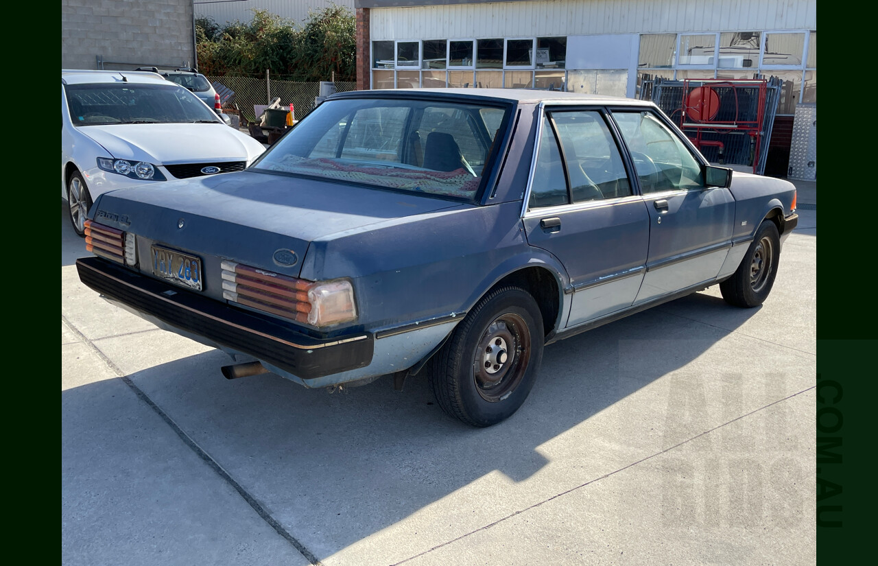 7/1984 Ford Falcon GL XE 4d Sedan Blue 4.1L