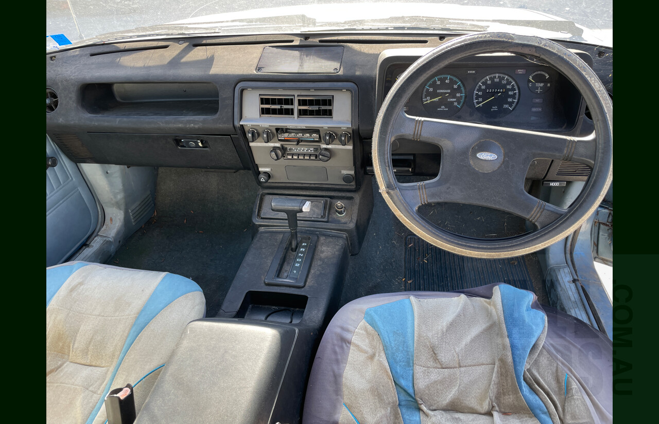 7/1984 Ford Falcon GL XE 4d Sedan Blue 4.1L
