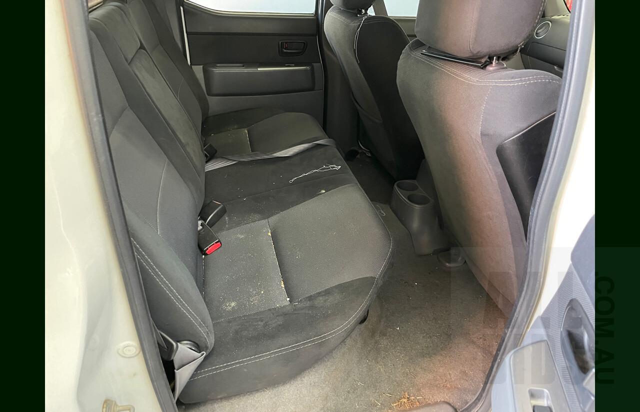 4/2007 Ford Ranger XL (4x4) PJ Dual Cab P/Up White 3.0L