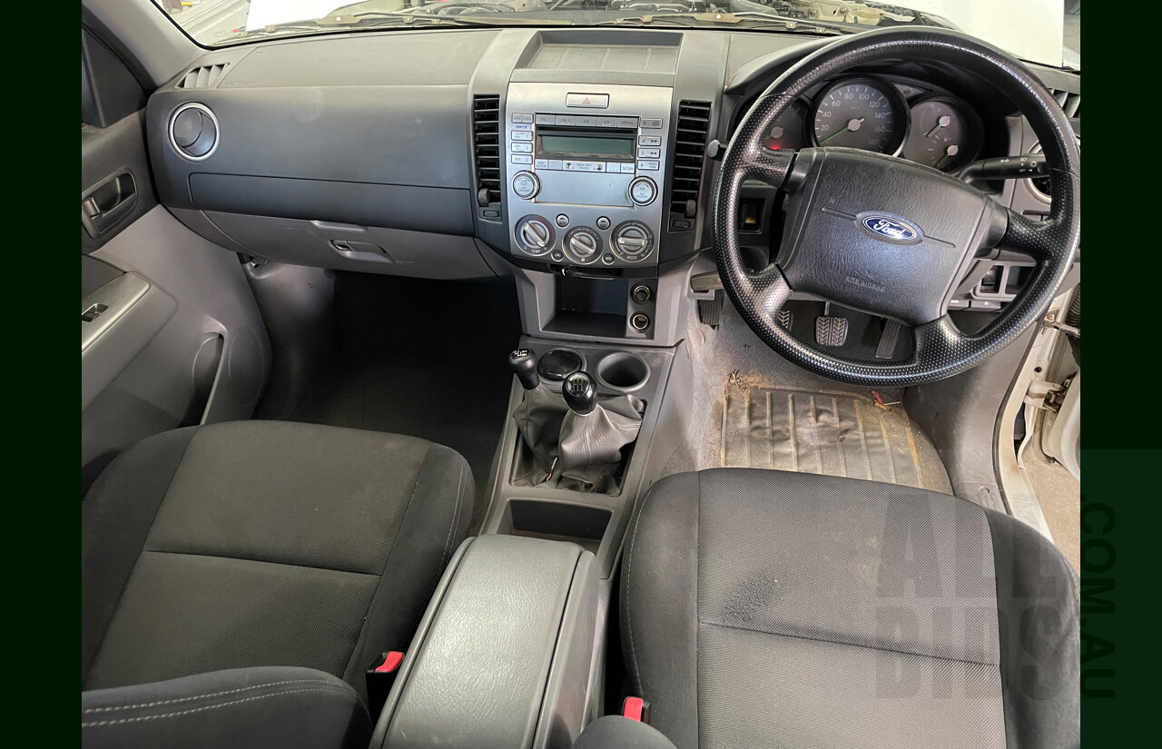 4/2007 Ford Ranger XL (4x4) PJ Dual Cab P/Up White 3.0L