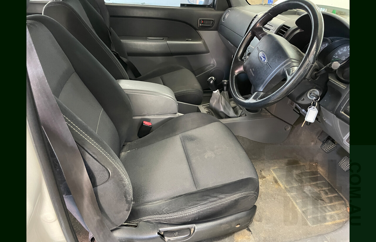 4/2007 Ford Ranger XL (4x4) PJ Dual Cab P/Up White 3.0L