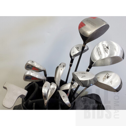 Crane Right Handed Golf Club Set and Golf Bag