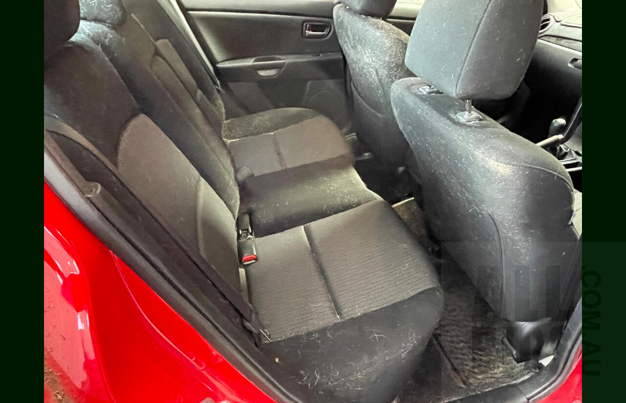 2/2008 Mazda Mazda3 MAXX Sport BK MY08 4d Sedan Red 2.0L