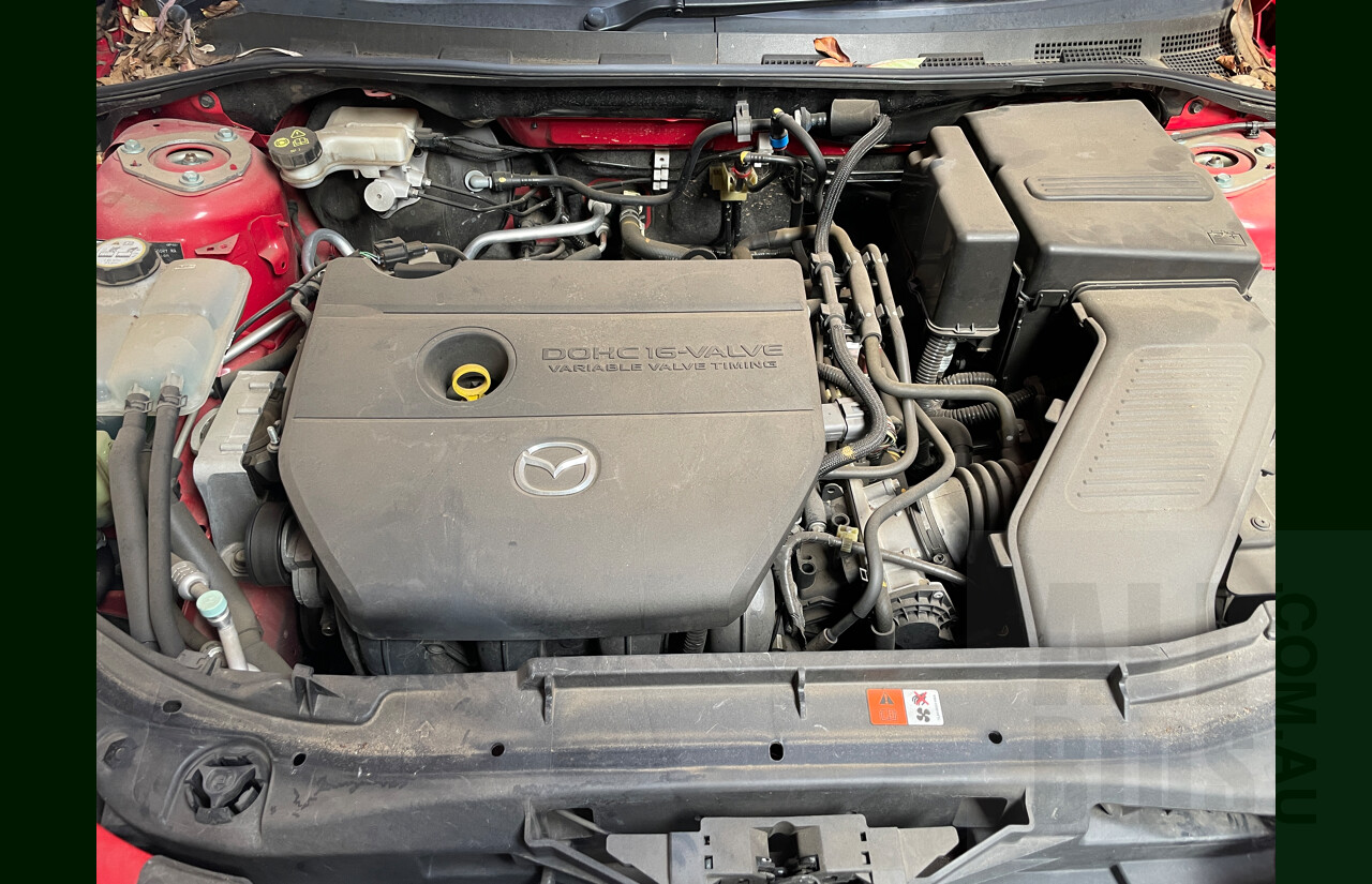 2/2008 Mazda Mazda3 MAXX Sport BK MY08 4d Sedan Red 2.0L