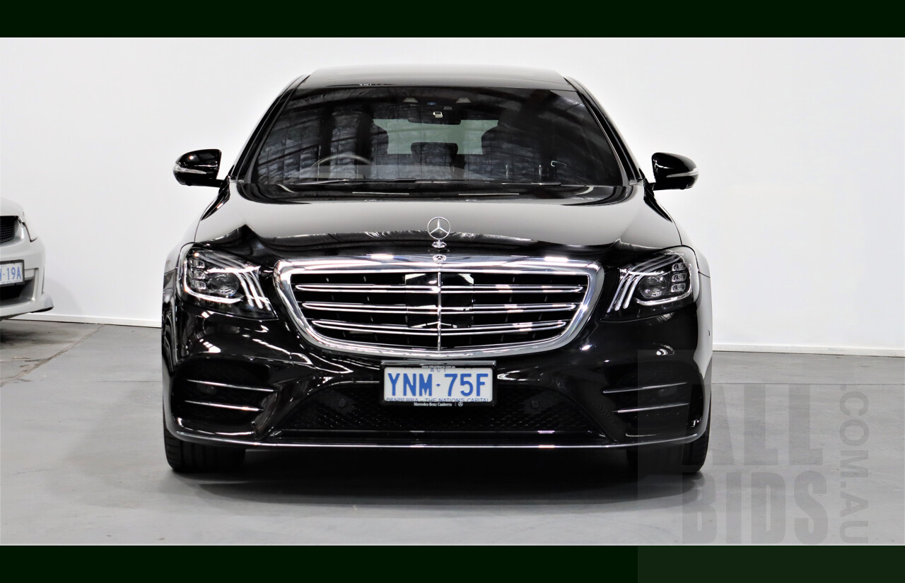2/2019 Mercedes-Benz S450 L V222 4d Sedan Obsidian Black 3.0L Twin Turbo