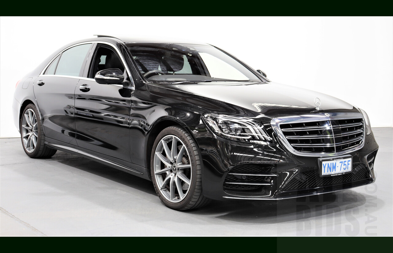 2/2019 Mercedes-Benz S450 L V222 4d Sedan Obsidian Black 3.0L Twin Turbo