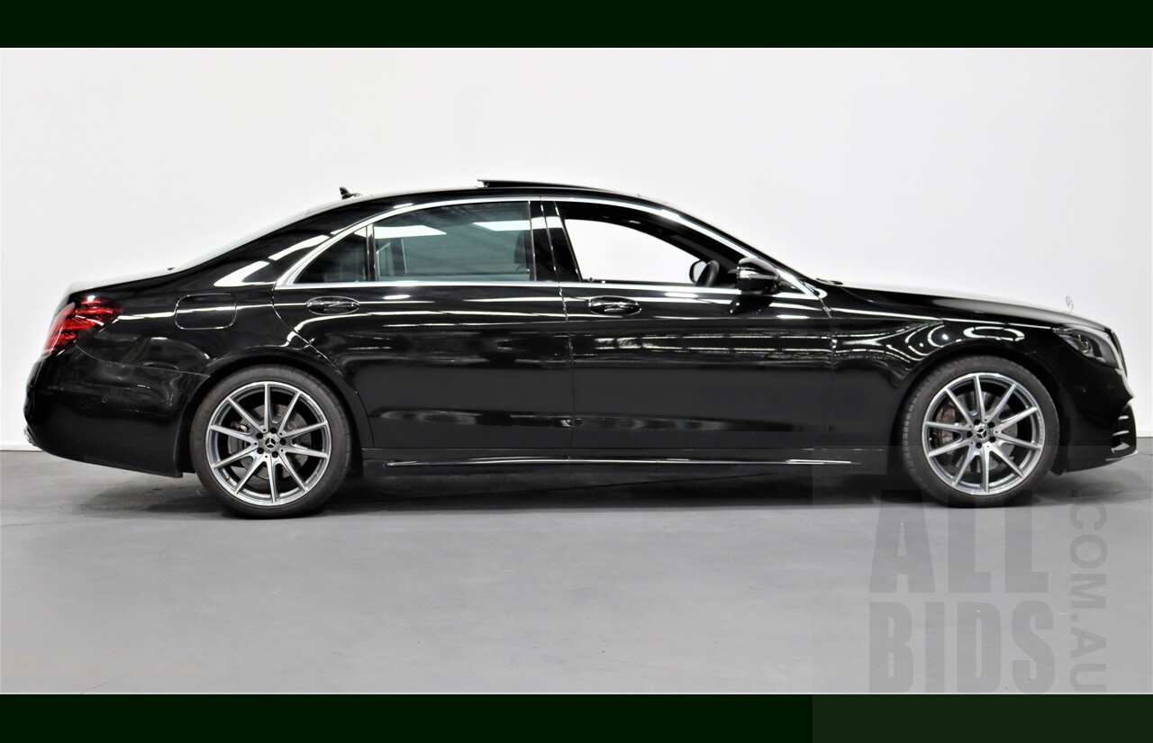 2/2019 Mercedes-Benz S450 L V222 4d Sedan Obsidian Black 3.0L Twin Turbo