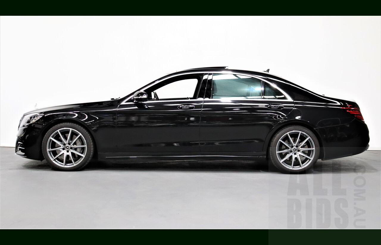 2/2019 Mercedes-Benz S450 L V222 4d Sedan Obsidian Black 3.0L Twin Turbo