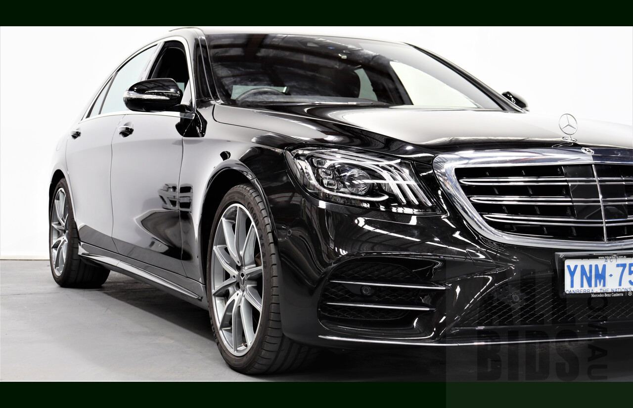 2/2019 Mercedes-Benz S450 L V222 4d Sedan Obsidian Black 3.0L Twin Turbo