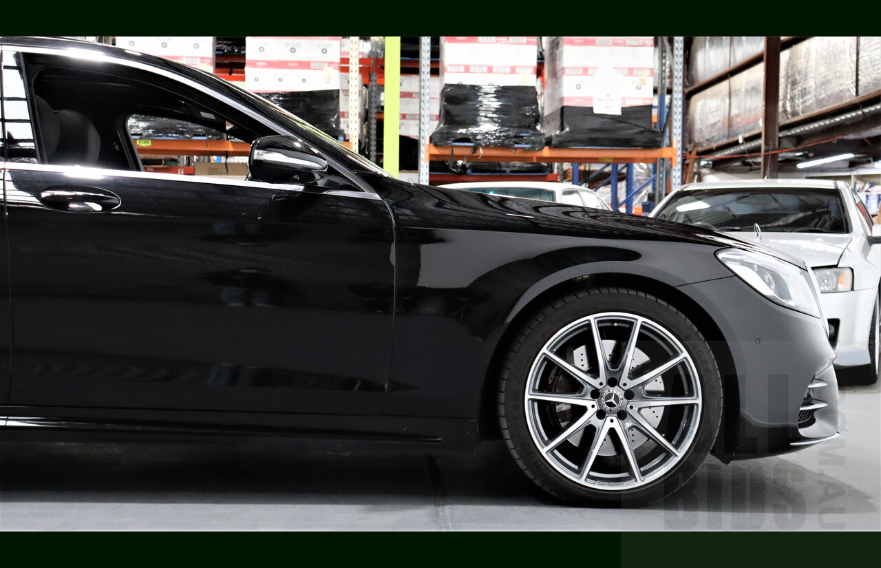 2/2019 Mercedes-Benz S450 L V222 4d Sedan Obsidian Black 3.0L Twin Turbo