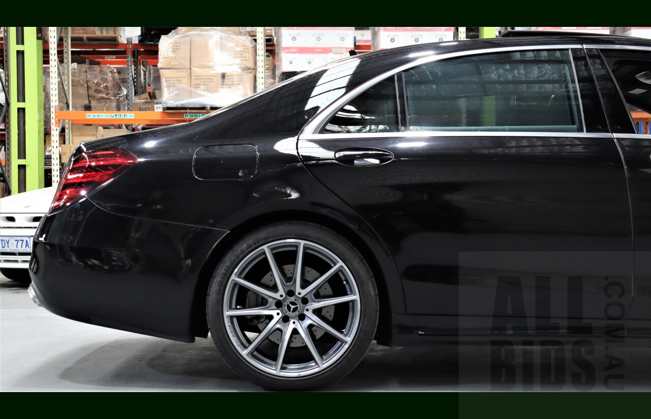 2/2019 Mercedes-Benz S450 L V222 4d Sedan Obsidian Black 3.0L Twin Turbo
