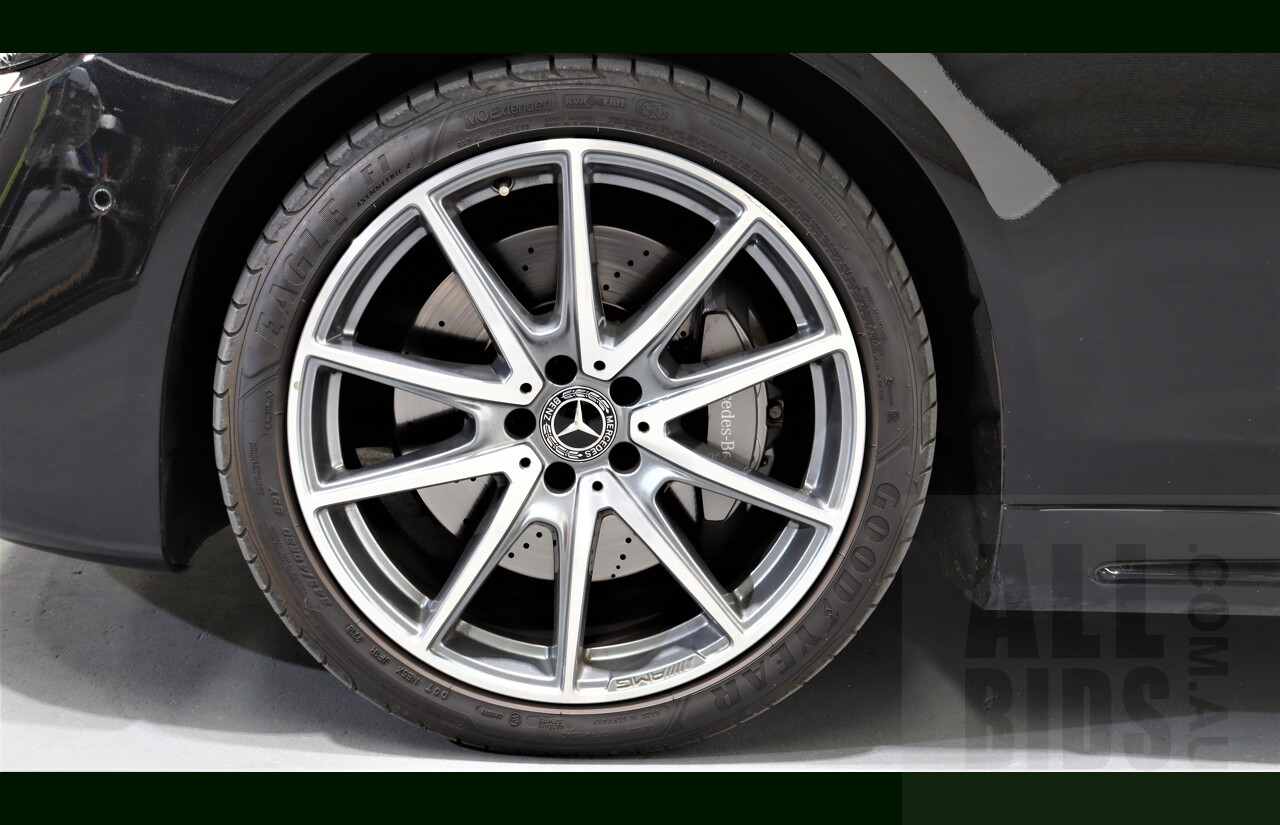 2/2019 Mercedes-Benz S450 L V222 4d Sedan Obsidian Black 3.0L Twin Turbo