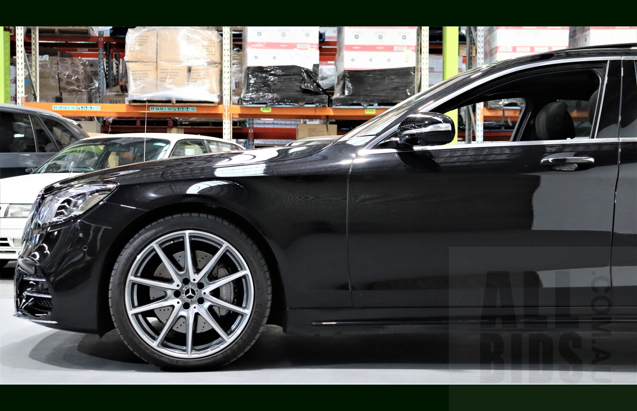 2/2019 Mercedes-Benz S450 L V222 4d Sedan Obsidian Black 3.0L Twin Turbo