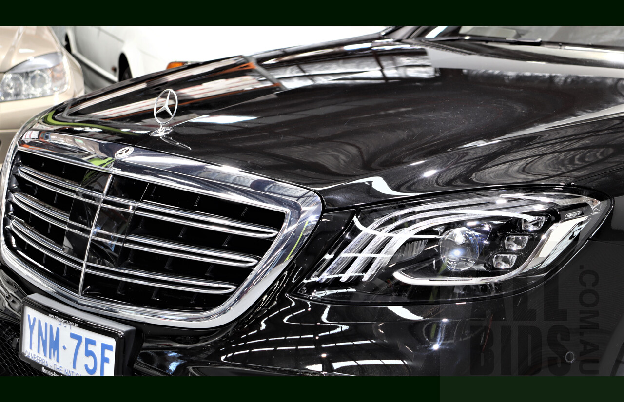 2/2019 Mercedes-Benz S450 L V222 4d Sedan Obsidian Black 3.0L Twin Turbo