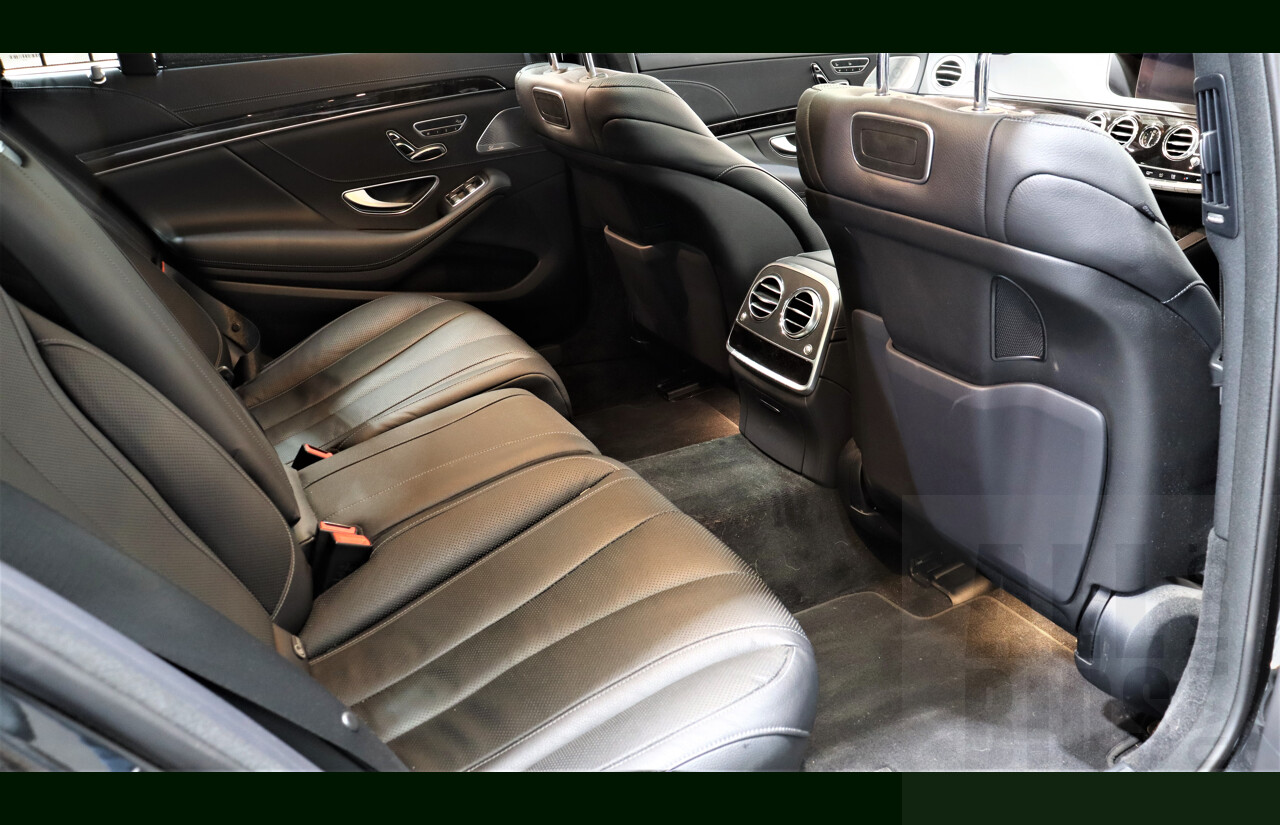 2/2019 Mercedes-Benz S450 L V222 4d Sedan Obsidian Black 3.0L Twin Turbo