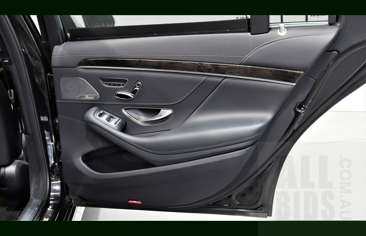 2/2019 Mercedes-Benz S450 L V222 4d Sedan Obsidian Black 3.0L Twin Turbo