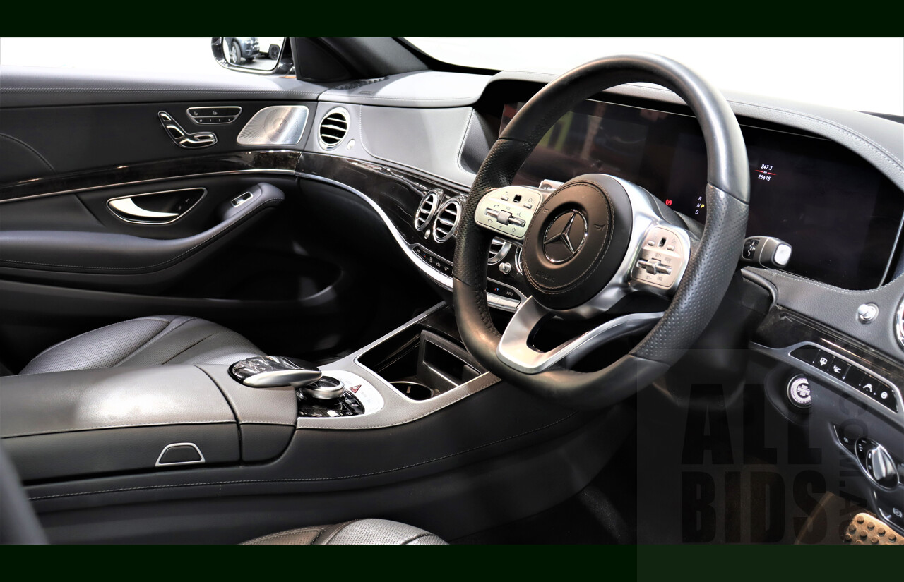 2/2019 Mercedes-Benz S450 L V222 4d Sedan Obsidian Black 3.0L Twin Turbo