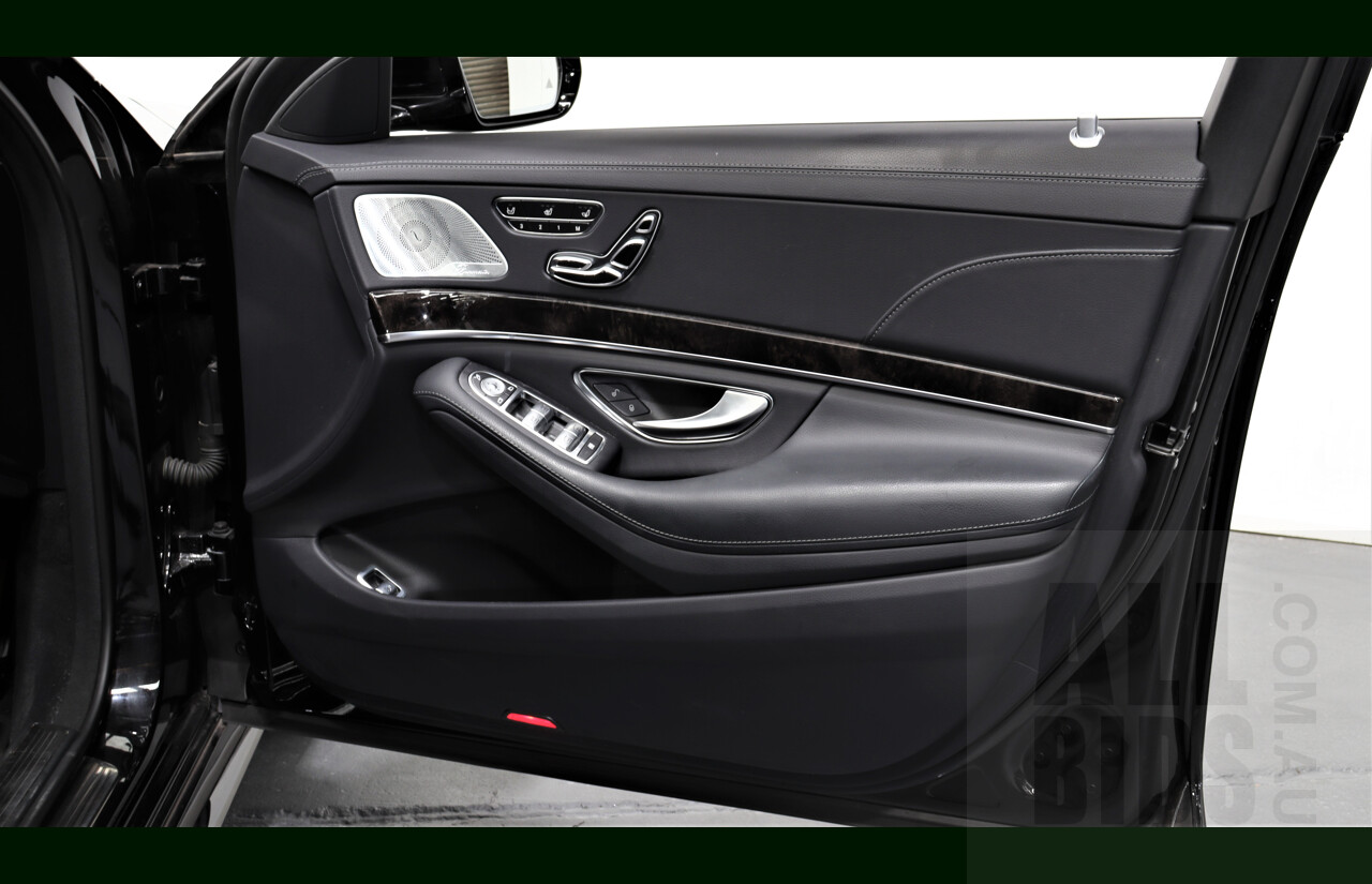 2/2019 Mercedes-Benz S450 L V222 4d Sedan Obsidian Black 3.0L Twin Turbo