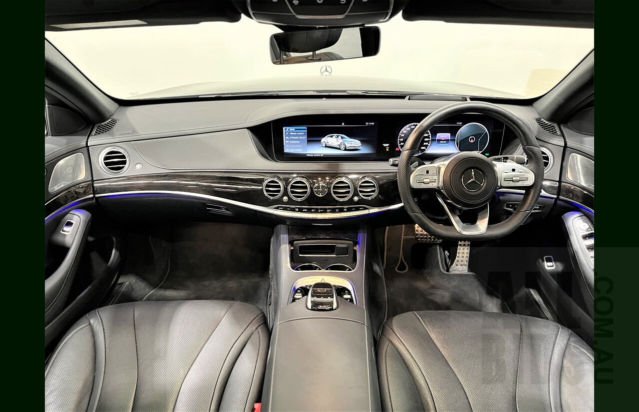 2/2019 Mercedes-Benz S450 L V222 4d Sedan Obsidian Black 3.0L Twin Turbo