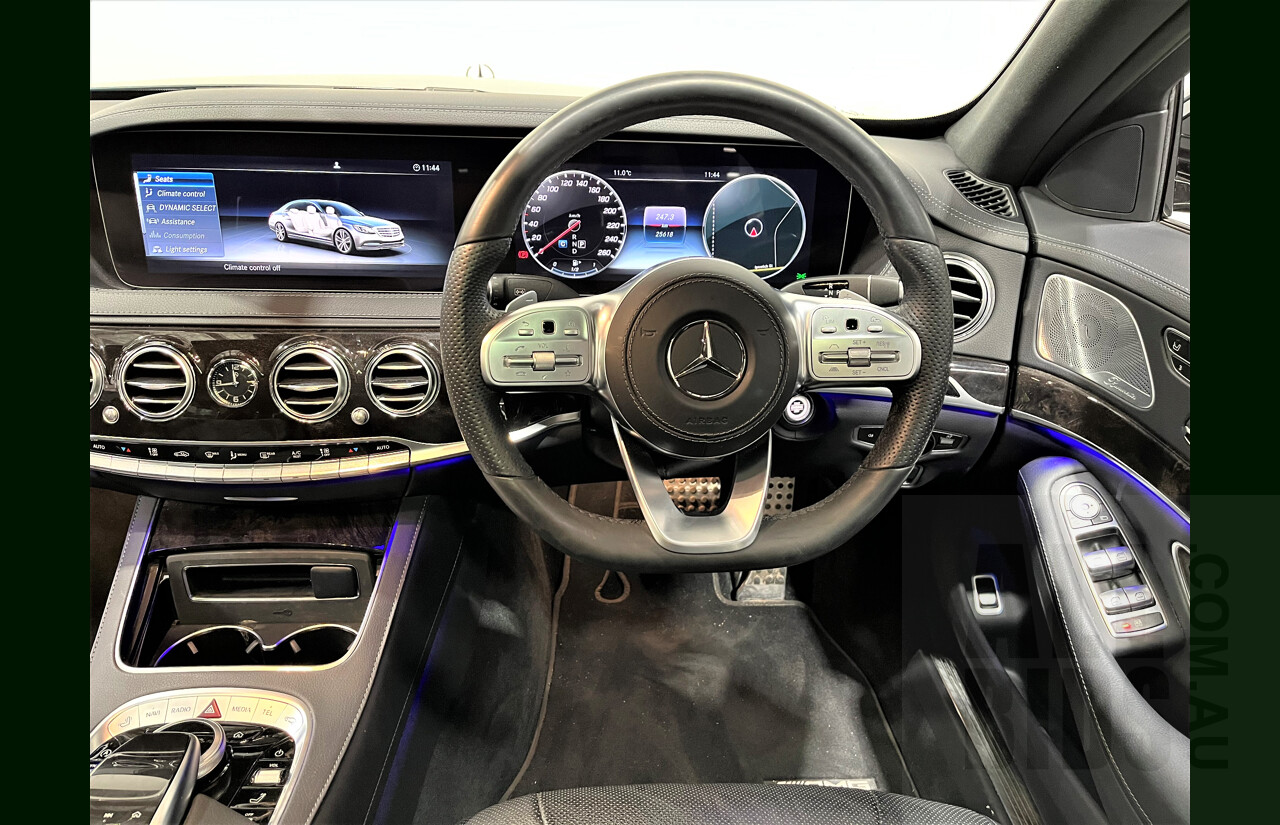 2/2019 Mercedes-Benz S450 L V222 4d Sedan Obsidian Black 3.0L Twin Turbo