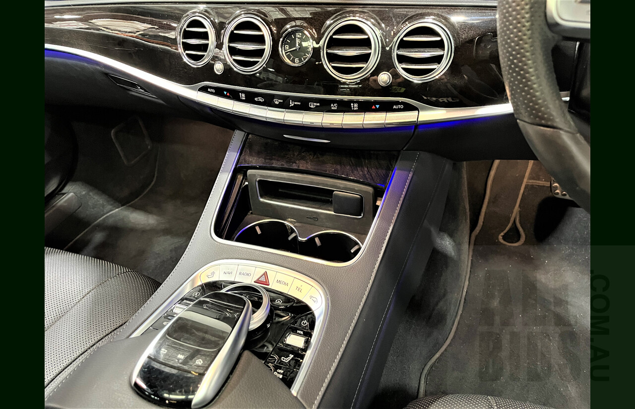 2/2019 Mercedes-Benz S450 L V222 4d Sedan Obsidian Black 3.0L Twin Turbo