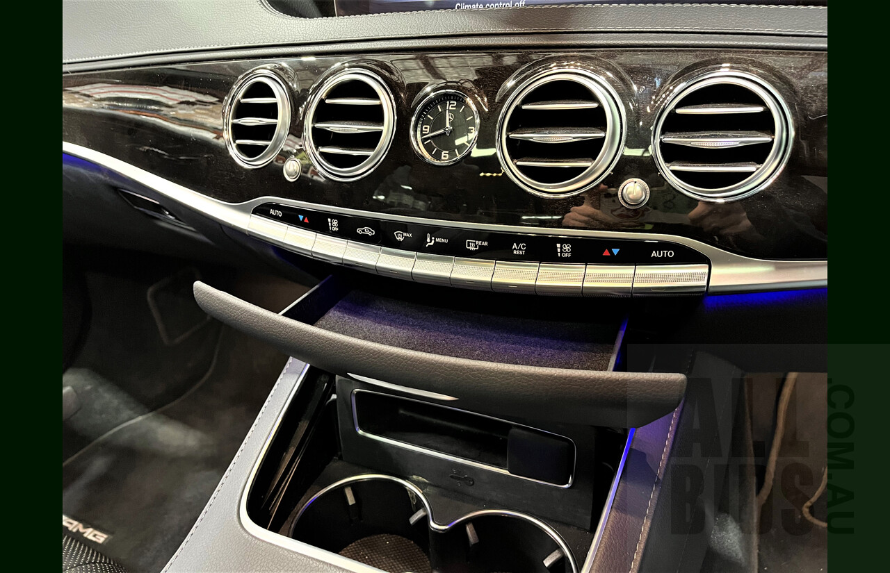 2/2019 Mercedes-Benz S450 L V222 4d Sedan Obsidian Black 3.0L Twin Turbo