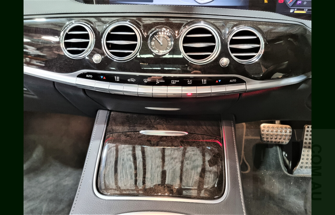 2/2019 Mercedes-Benz S450 L V222 4d Sedan Obsidian Black 3.0L Twin Turbo