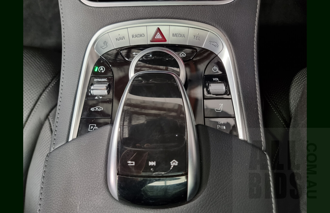 2/2019 Mercedes-Benz S450 L V222 4d Sedan Obsidian Black 3.0L Twin Turbo