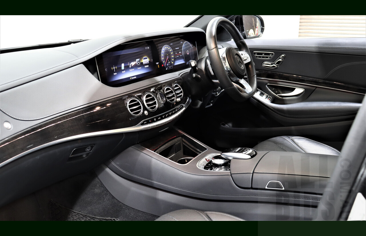 2/2019 Mercedes-Benz S450 L V222 4d Sedan Obsidian Black 3.0L Twin Turbo