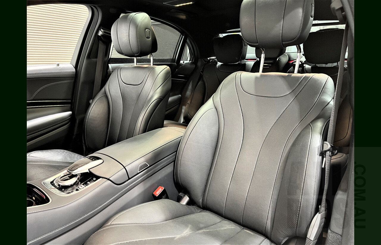 2/2019 Mercedes-Benz S450 L V222 4d Sedan Obsidian Black 3.0L Twin Turbo