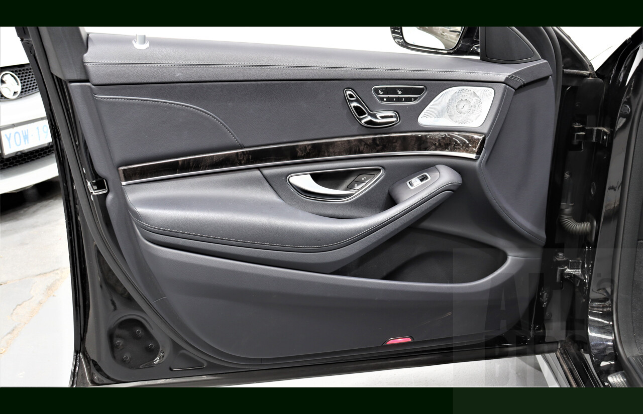 2/2019 Mercedes-Benz S450 L V222 4d Sedan Obsidian Black 3.0L Twin Turbo