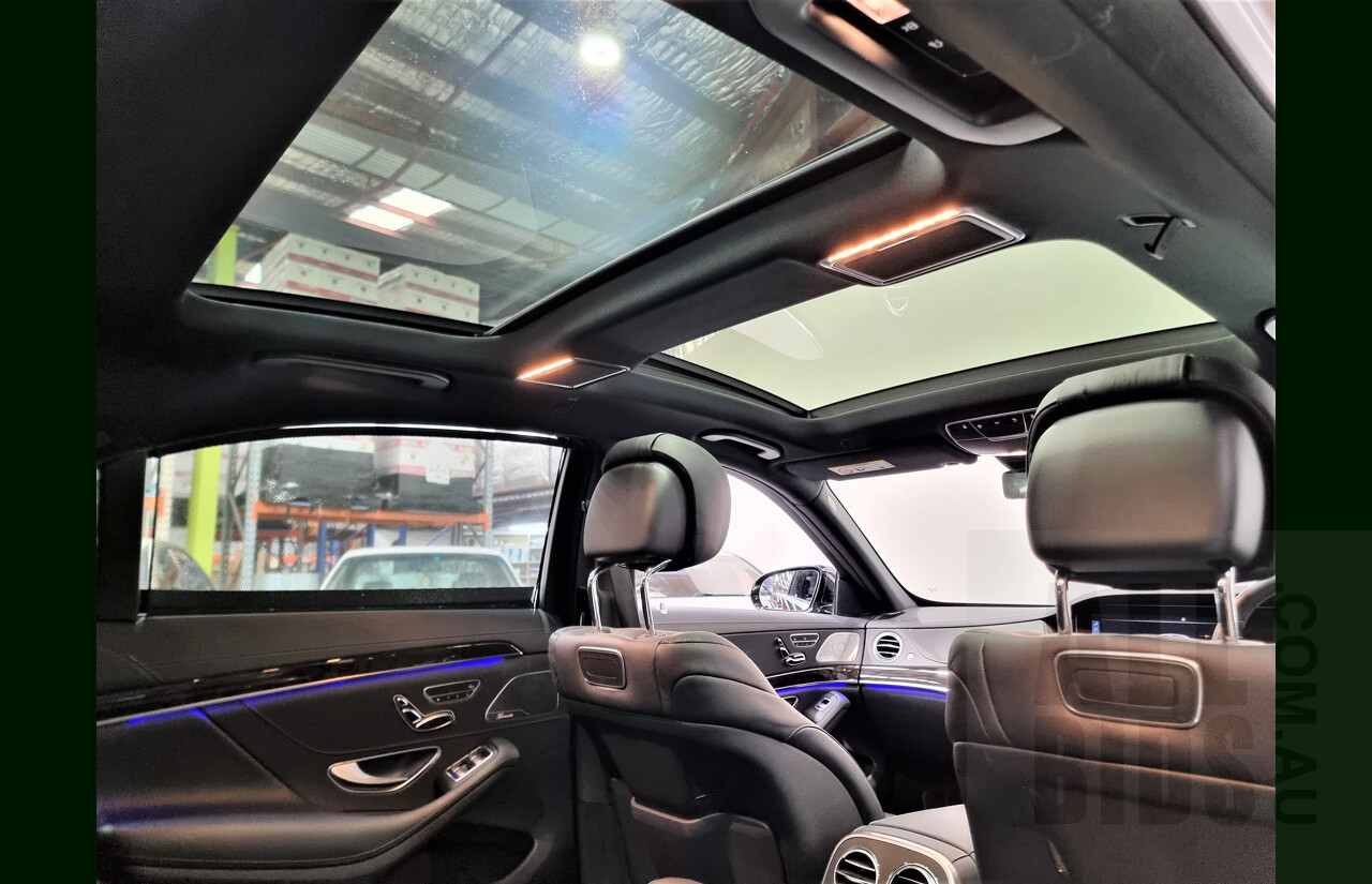 2/2019 Mercedes-Benz S450 L V222 4d Sedan Obsidian Black 3.0L Twin Turbo