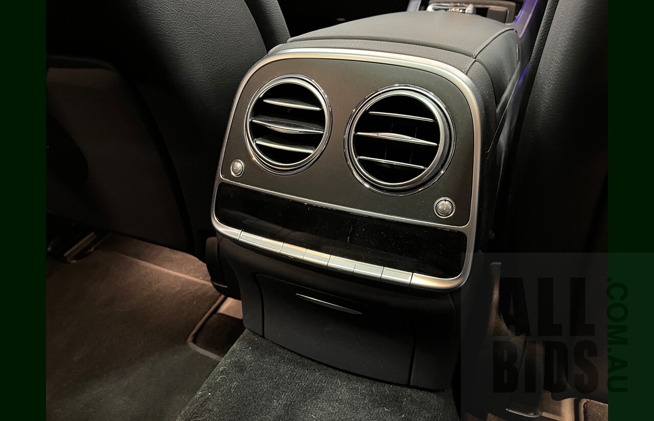 2/2019 Mercedes-Benz S450 L V222 4d Sedan Obsidian Black 3.0L Twin Turbo