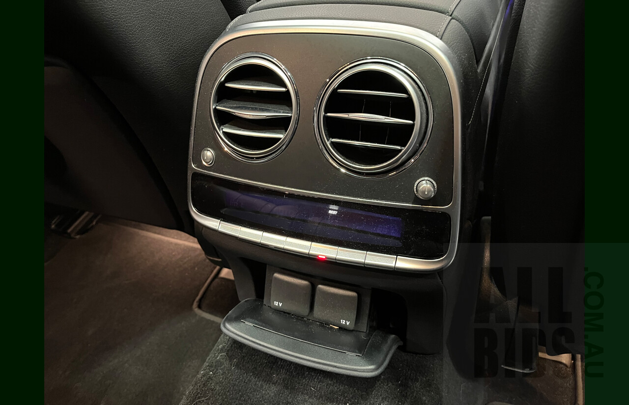 2/2019 Mercedes-Benz S450 L V222 4d Sedan Obsidian Black 3.0L Twin Turbo