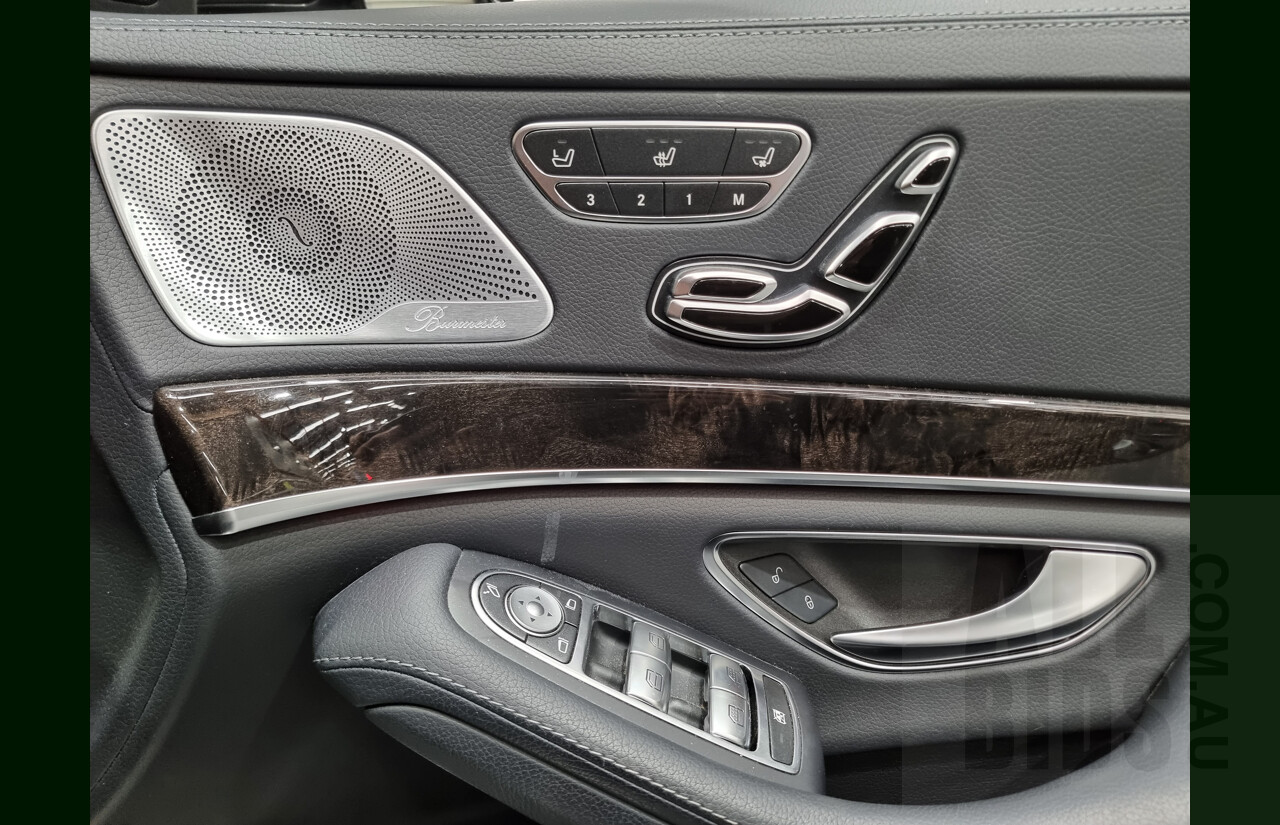 2/2019 Mercedes-Benz S450 L V222 4d Sedan Obsidian Black 3.0L Twin Turbo