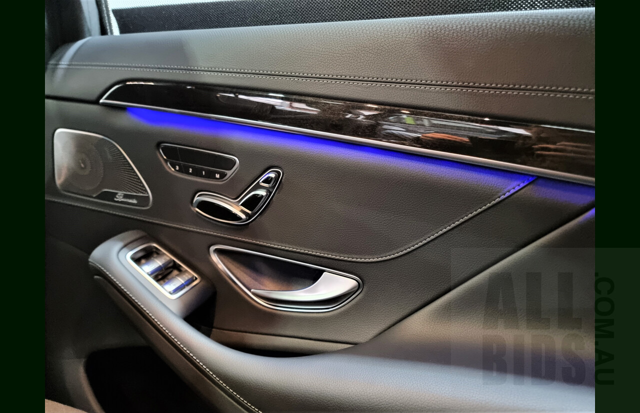 2/2019 Mercedes-Benz S450 L V222 4d Sedan Obsidian Black 3.0L Twin Turbo