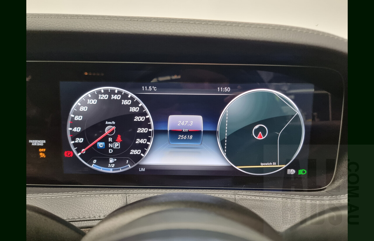 2/2019 Mercedes-Benz S450 L V222 4d Sedan Obsidian Black 3.0L Twin Turbo