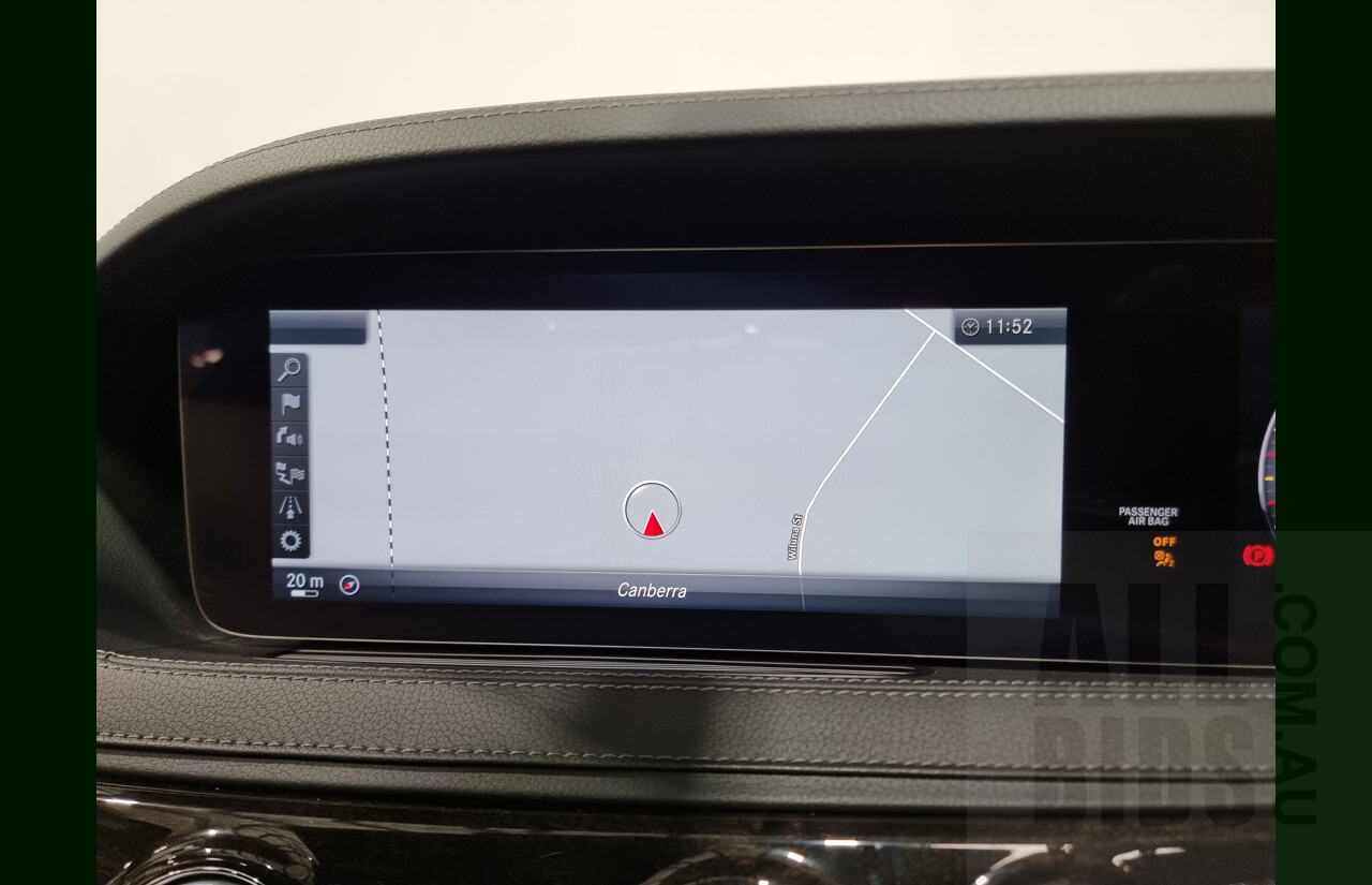 2/2019 Mercedes-Benz S450 L V222 4d Sedan Obsidian Black 3.0L Twin Turbo