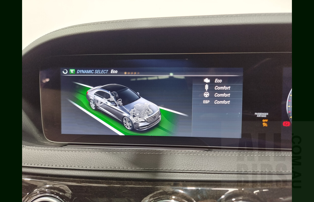 2/2019 Mercedes-Benz S450 L V222 4d Sedan Obsidian Black 3.0L Twin Turbo