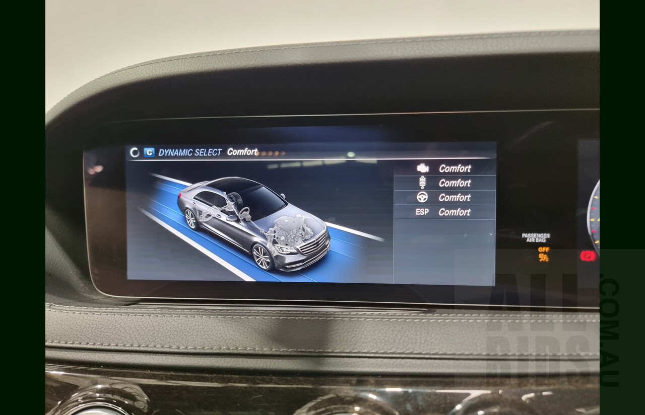 2/2019 Mercedes-Benz S450 L V222 4d Sedan Obsidian Black 3.0L Twin Turbo