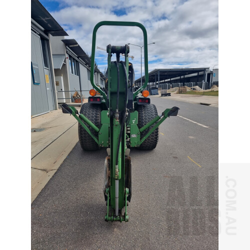 1998 John Deere 955 Tractor With Front End Loader and Backhoe Attachments
