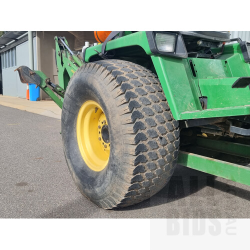 1998 John Deere 955 Tractor With Front End Loader and Backhoe Attachments