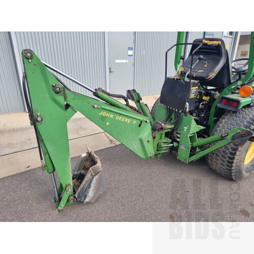 1998 John Deere 955 Tractor With Front End Loader and Backhoe Attachments