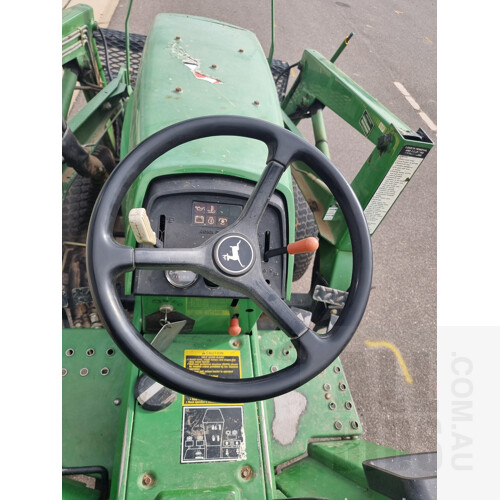 1998 John Deere 955 Tractor With Front End Loader and Backhoe Attachments