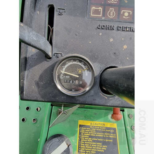 1998 John Deere 955 Tractor With Front End Loader and Backhoe Attachments