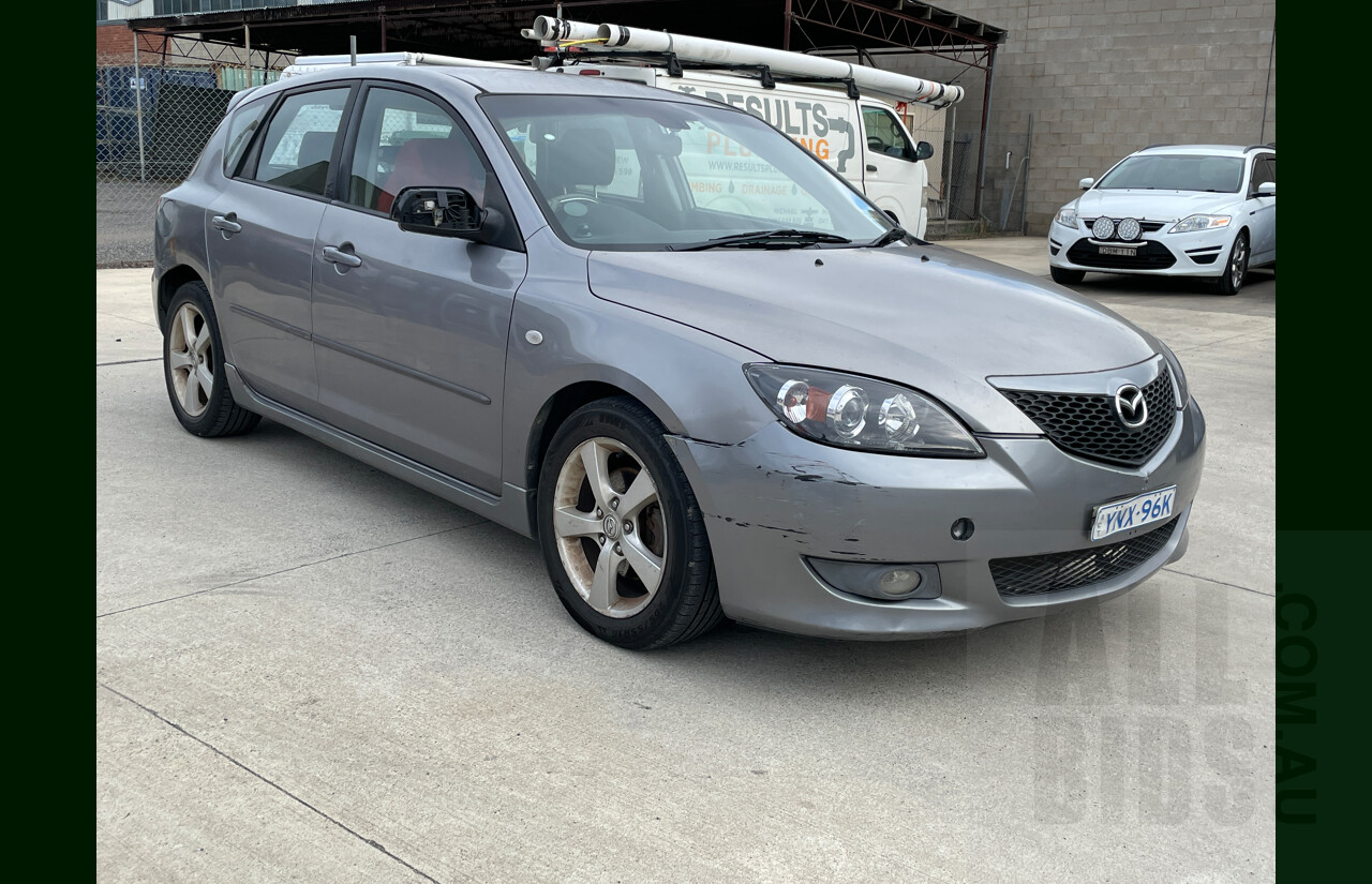 7/2005 Mazda Mazda3 MAXX Sport BK 5d Hatchback Grey 2.0L