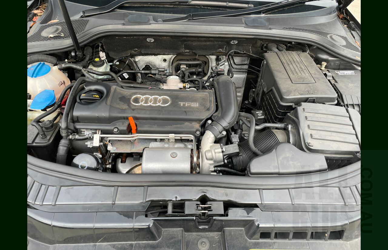 11/2010 Audi A3 Sportback 1.4 TFSI Attraction 8P MY09 5d Hatchback Black 1.4L