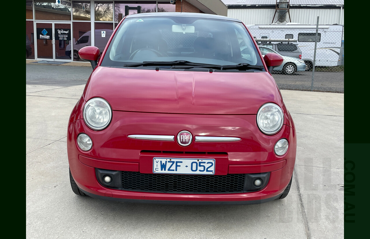 6/2009 Fiat 500 Sport  3d Hatchback Red 1.4L