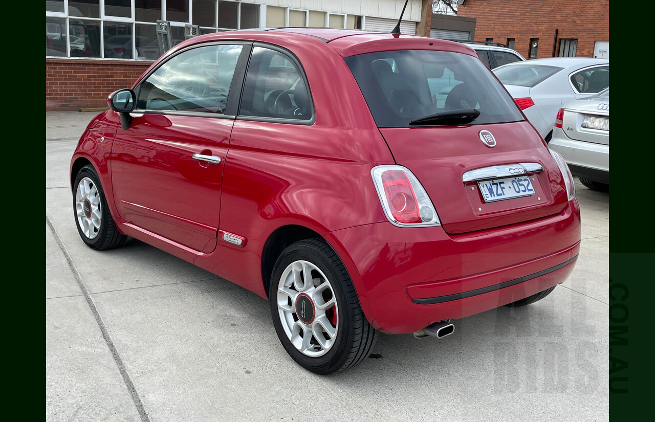 6/2009 Fiat 500 Sport  3d Hatchback Red 1.4L