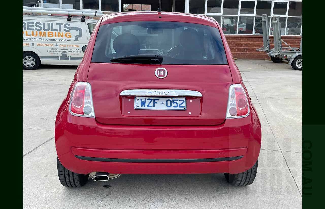6/2009 Fiat 500 Sport  3d Hatchback Red 1.4L